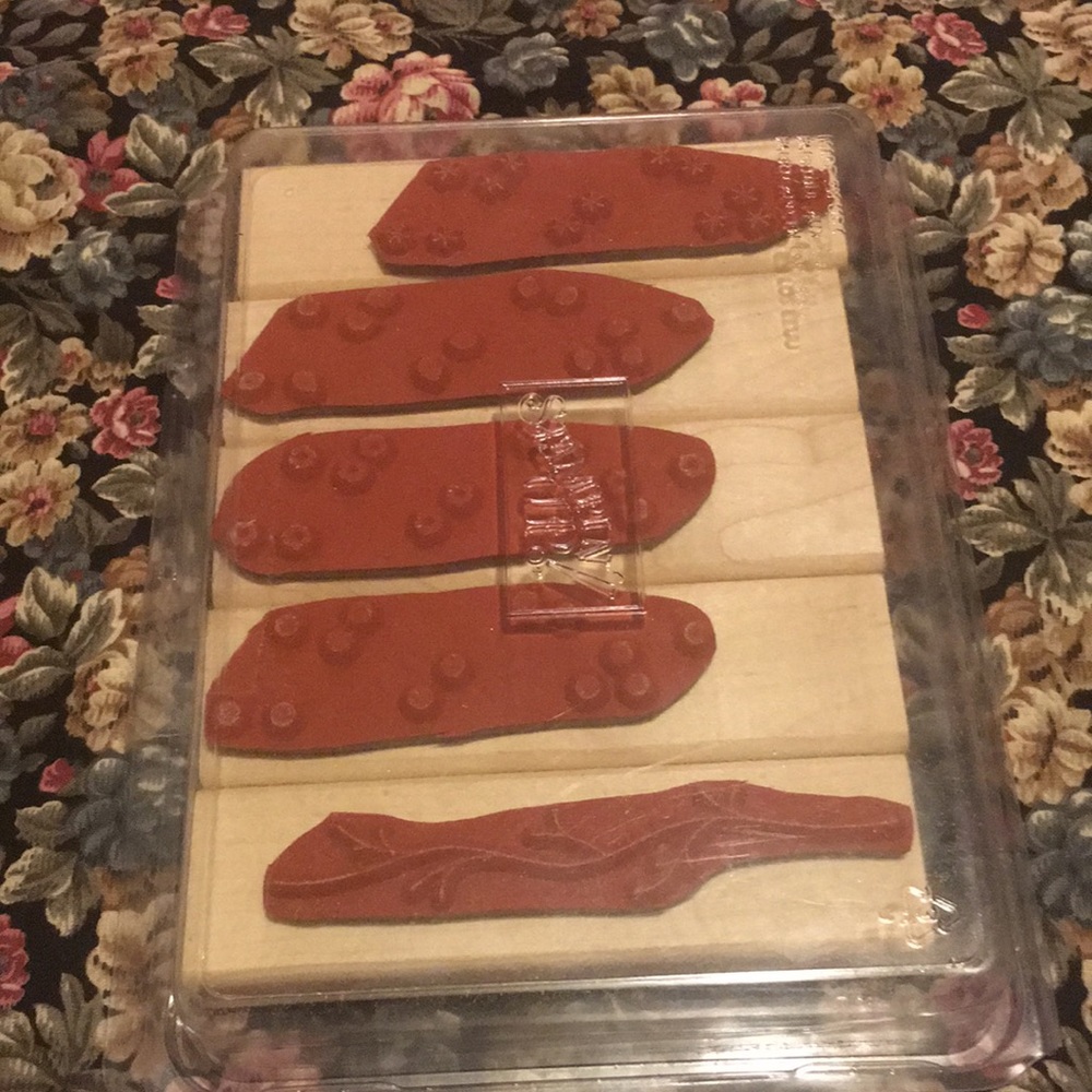 Stampin Up! Stamps NEW “Just Vine” 5 Rubber stamps